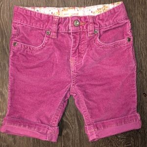 Mimi & Maggie Corduroy Embroidered Shorts